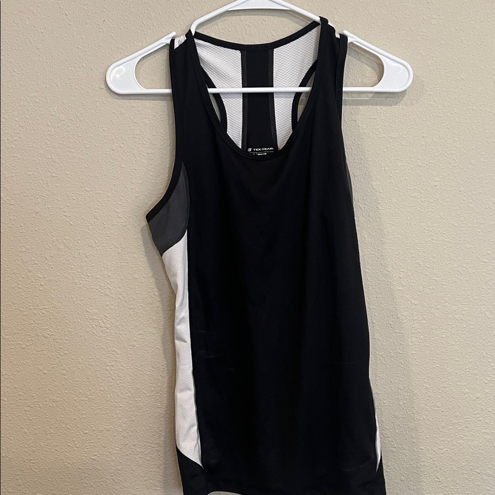Tek Gear Black and Gray Athletic Tank